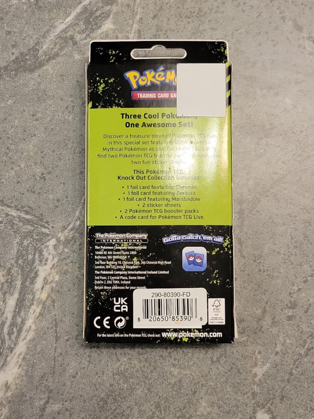 New 2023 Pokémon Knock Out Collection Box-Zeraora, Shaymin, Marshadow - Picture 2 of 6